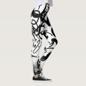 Graffiti Pattern Leggings (Rechts)