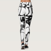 Graffiti Pattern Leggings (Rückseite)