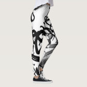 Graffiti Pattern Leggings (Rechts)
