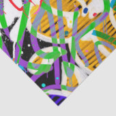 Graffiti Pattern Seidenpapier (Ausschnitt)