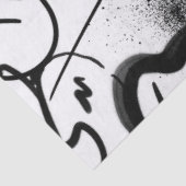 Graffiti Pattern Seidenpapier (Ausschnitt)