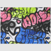 Graffiti Pattern Seidenpapier (Vorderseite)