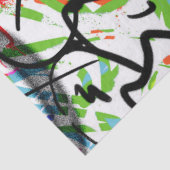 Graffiti Pattern Seidenpapier (Ausschnitt)