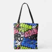 Graffiti Pattern Tasche (Rückseite)