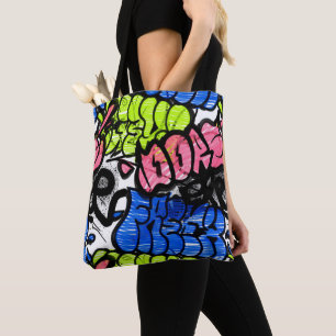 Graffiti Pattern Tasche