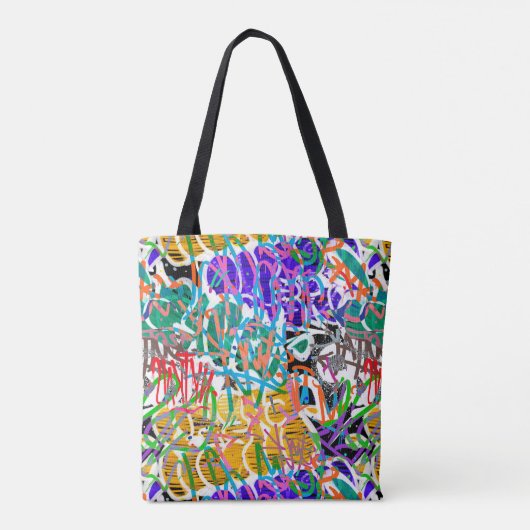 Graffiti Pattern Tasche (Rückseite)