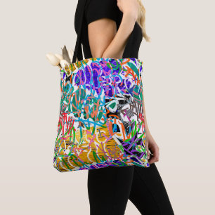 Graffiti Pattern Tasche