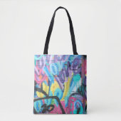 Graffiti Pattern Tote Bag Tasche (Vorderseite)