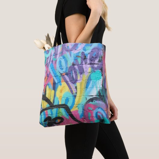 Graffiti Pattern Tote Bag Tasche (Von Nahem)