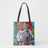 Graffiti Pattern Tote Bag Tasche (Vorderseite)