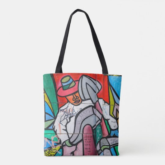Graffiti Pattern Tote Bag Tasche (Rückseite)