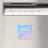 Graffiti Peace Distressed Look Magnet (In Situ (Geschirrspüler))