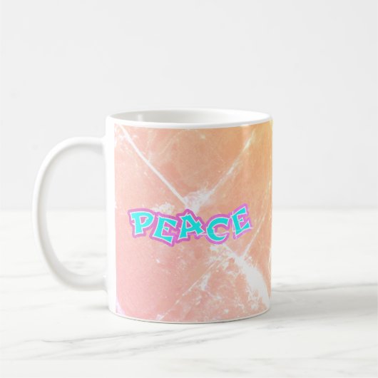 Graffiti Peace Kaffeetasse (Links)