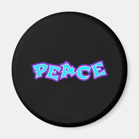 Graffiti Peace Magnet (Vorne)