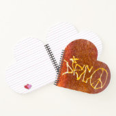 Graffiti Peace Notizblock (Innenseite)