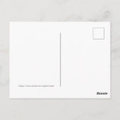 Graffiti Peace Postkarte (Rückseite)