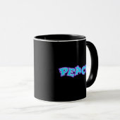 Graffiti Peace Tasse (VorderseiteRechts)