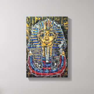 Graffiti Pharaoh King Tut Leinwanddruck