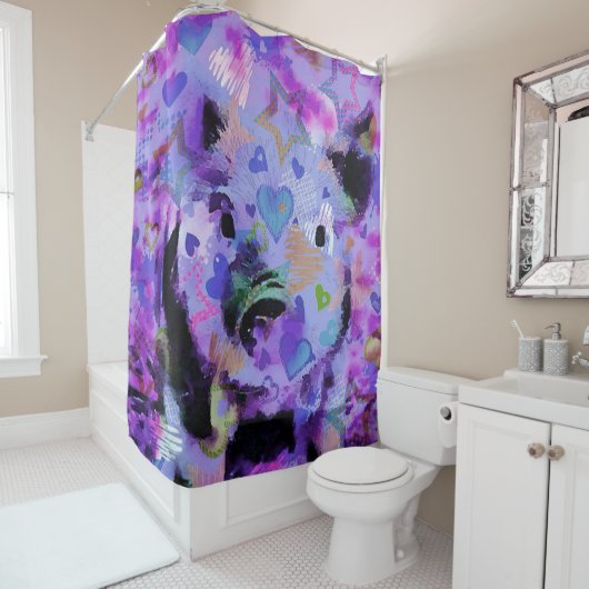 Graffiti pigello duschvorhang (Beispiel)