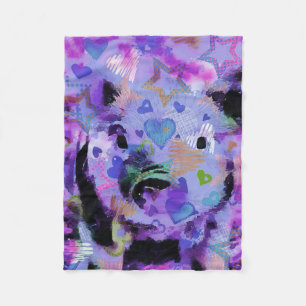 Graffiti pigello fleecedecke