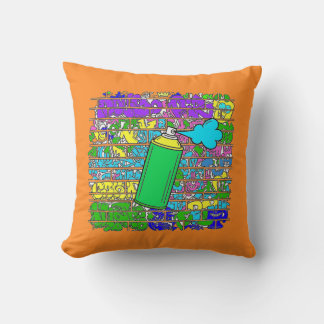 Graffiti pillow kissen