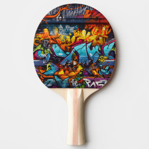 Graffiti Ping Pong Paddle Tischtennis Schläger