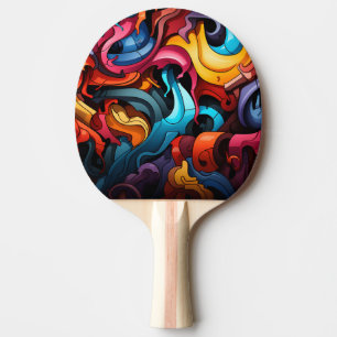 Graffiti Ping Pong Paddle Tischtennis Schläger