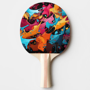 Graffiti Ping Pong Paddle Tischtennis Schläger