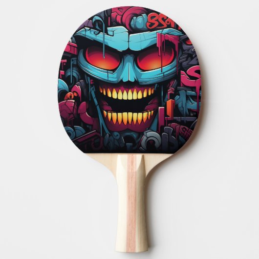Graffiti Ping Pong Paddle Tischtennis Schläger (Vorderseite)
