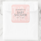 Graffiti Pink Baby Dusche Gefallen Sticker (Tasche)