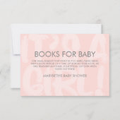 Graffiti Pink Babydusche mit Buchungsanfrage Einladung (Vorderseite)