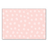 Graffiti Pink Babydusche mit Buchungsanfrage Tischnummer (Rückseite)