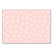 Graffiti Pink Babyduschenempfehlung für Mama Tischnummer (Rückseite)