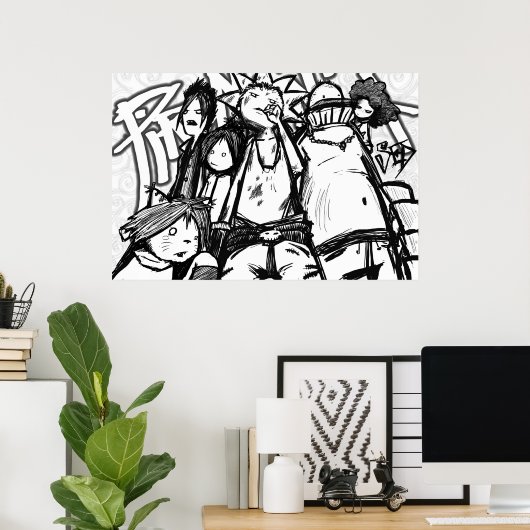 Graffiti Piromania Poster (Heimbüro)