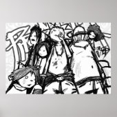 Graffiti Piromania Poster (Vorne)