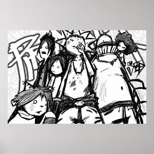 Graffiti Piromania Poster (Vorne)