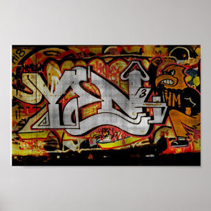 Graffiti-Plakat #2 Poster