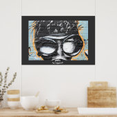 Graffiti-Plakatdruck Poster (Küche)