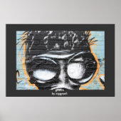 Graffiti-Plakatdruck Poster (Vorne)
