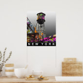 Graffiti-Plakate in New York Poster (Küche)