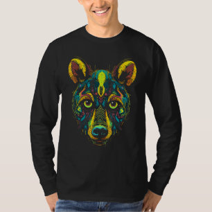 Graffiti Pop Art von Hyäne Tier Grafik Tees für