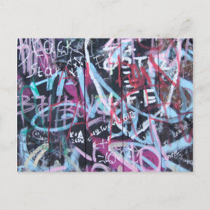 Graffiti Postcard Postkarte