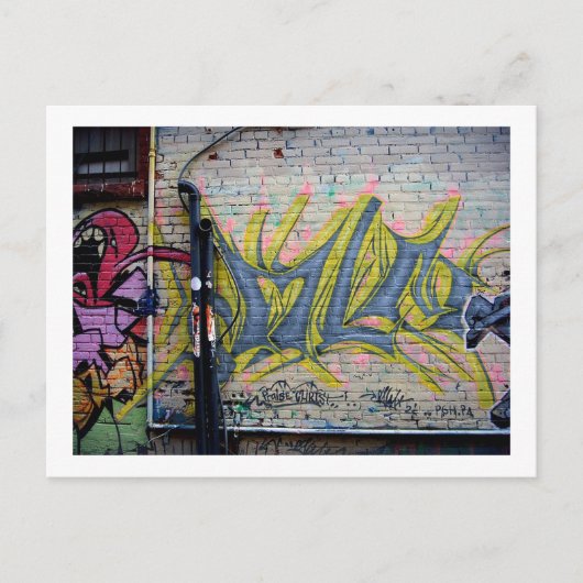 Graffiti Postcard Postkarte (Vorderseite)