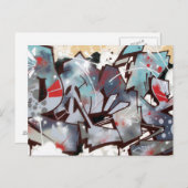 Graffiti Postcard Postkarte (Vorne/Hinten)