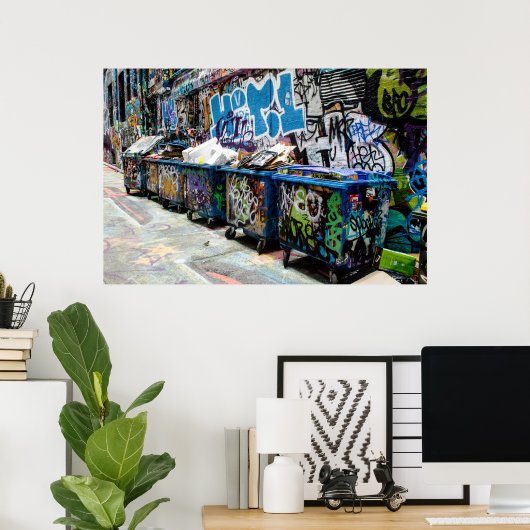 Graffiti Poster (Heimbüro)