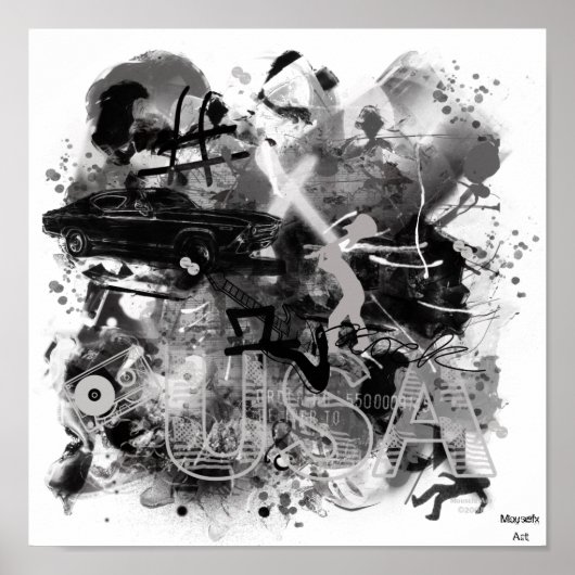 Graffiti Poster (Vorne)