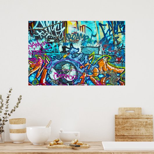 Graffiti Poster (Küche)