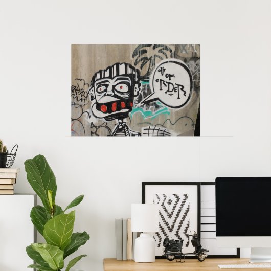 Graffiti Poster (Heimbüro)