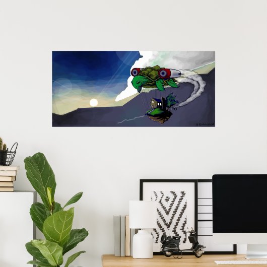 Graffiti Poster (Heimbüro)