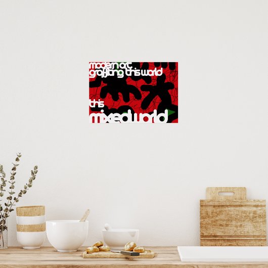 graffiti poster (Küche)